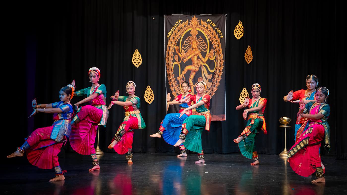 Abhinaya Fine Arts showcase performance by Kuchipudi students